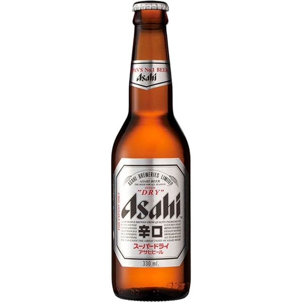 Asahi Super Dry Beer - Flasche 330ml