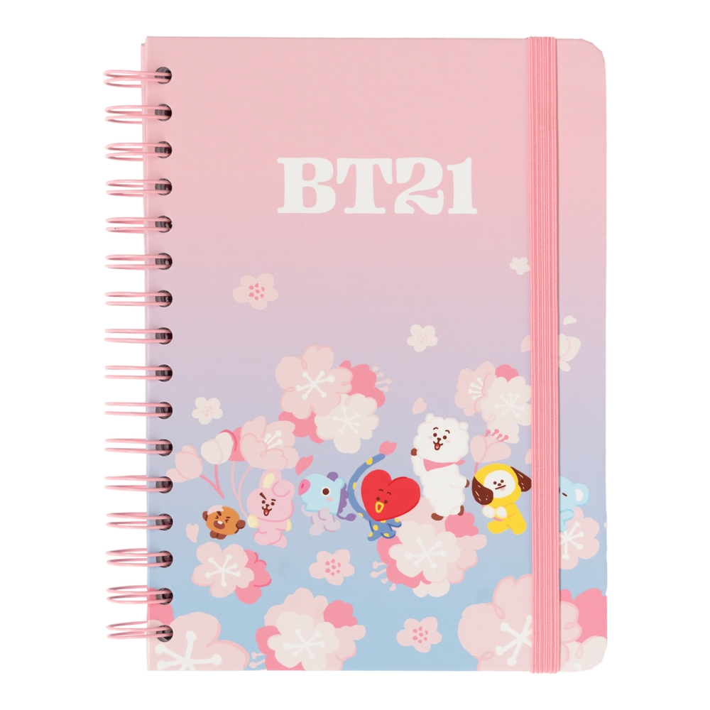 BT21 - Cherry Blossom - Ringelnotizbuch