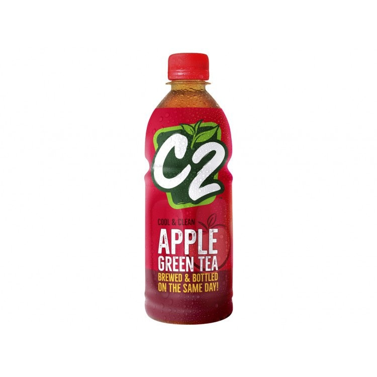 C2-Eistee Grüntee Apple 500ml