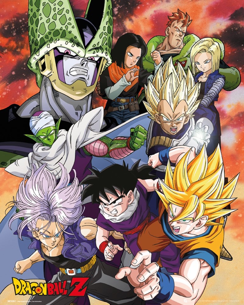 Dragon Ball Z - Cell Saga - 50x40 Chibi-Poster