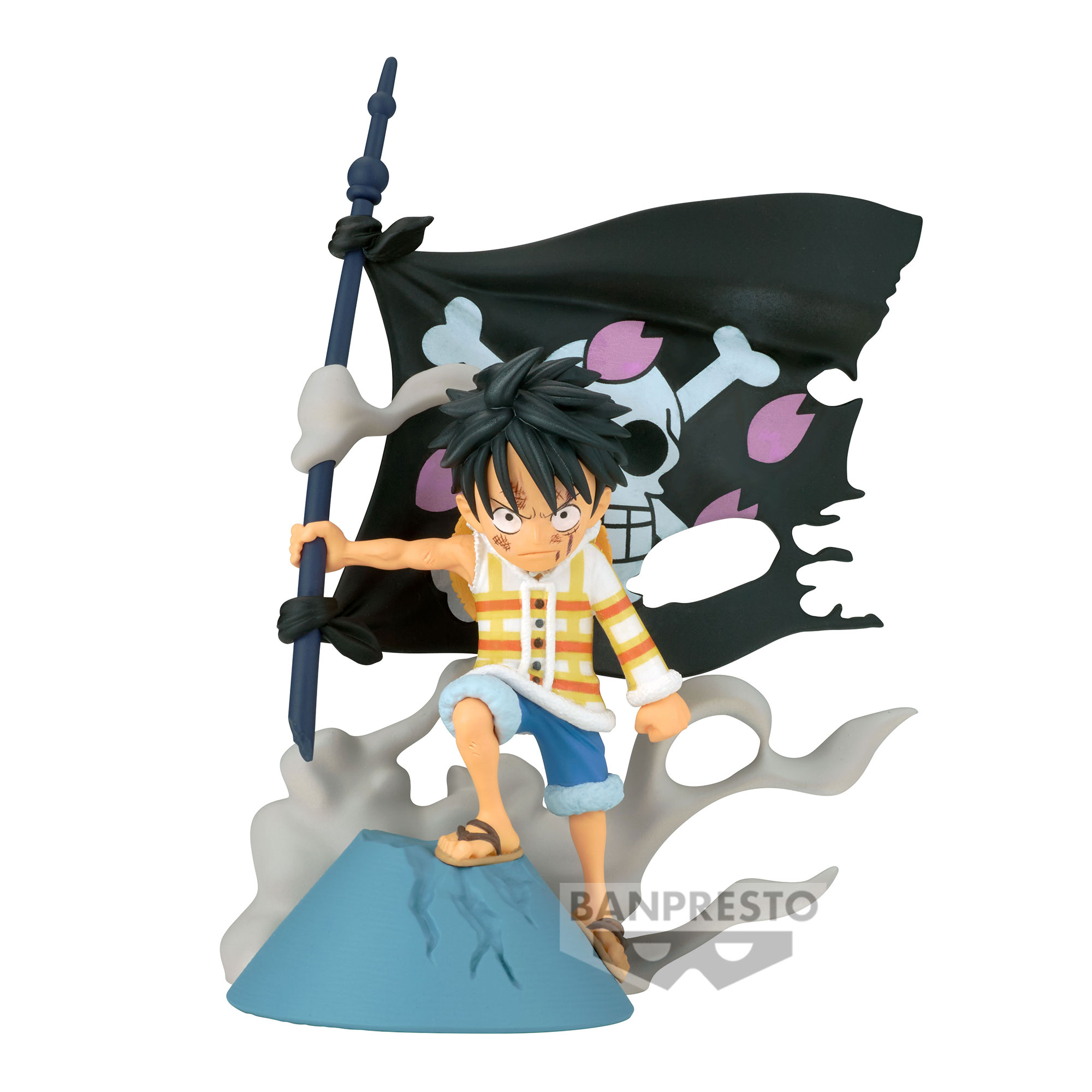 PREORDER - WAVE 115 - One Piece - Monkey D. Luffy - World Collectable Figures - Log Stories - 8cm Figur