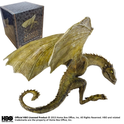 Game of Thrones - Rhaegal Baby Dragon - 12cm Skulptur