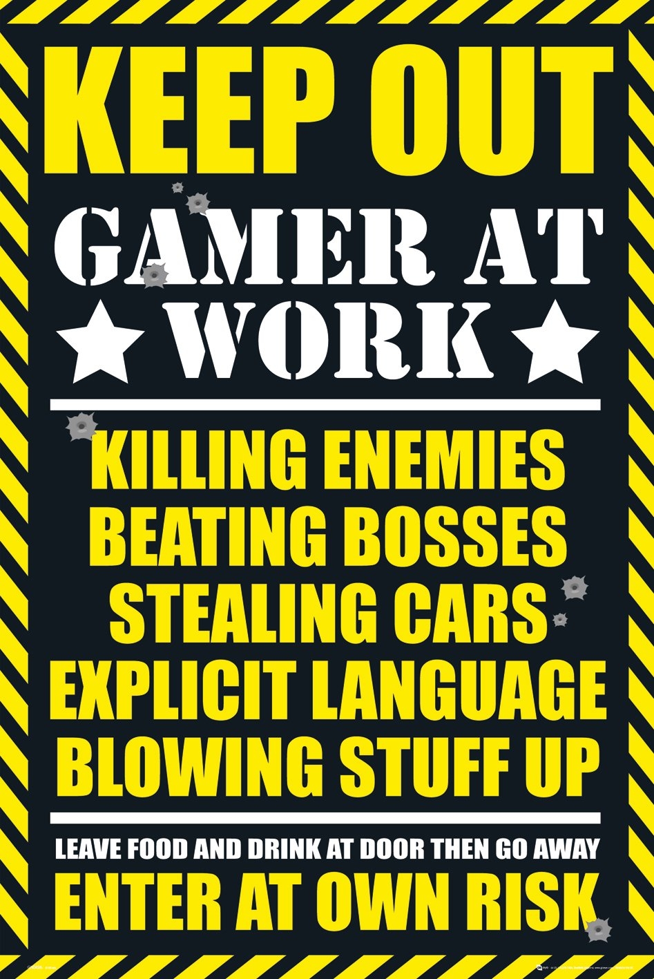 Gaming - Keep Out - 91,5x61 Poster