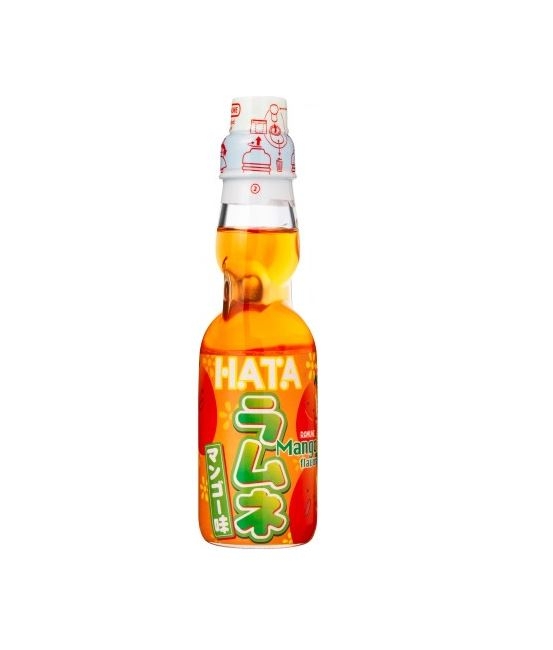 Japanische Limonade Ramune 200ml Flasche Geschmacksrichtung Mango