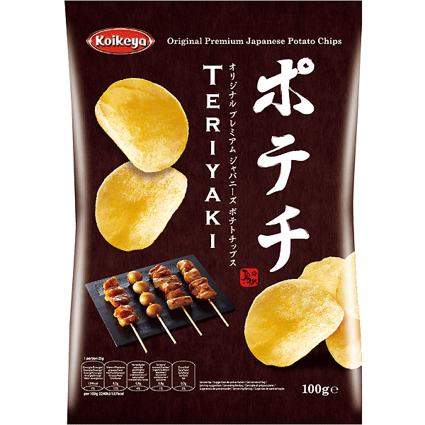 Koikeya - Kartoffelchips - Teriyaki - 100g Snack