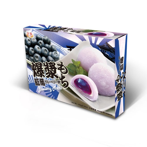 Mochi - Klebreiskuchen - Blaubeere in Geschenk-Box 180g