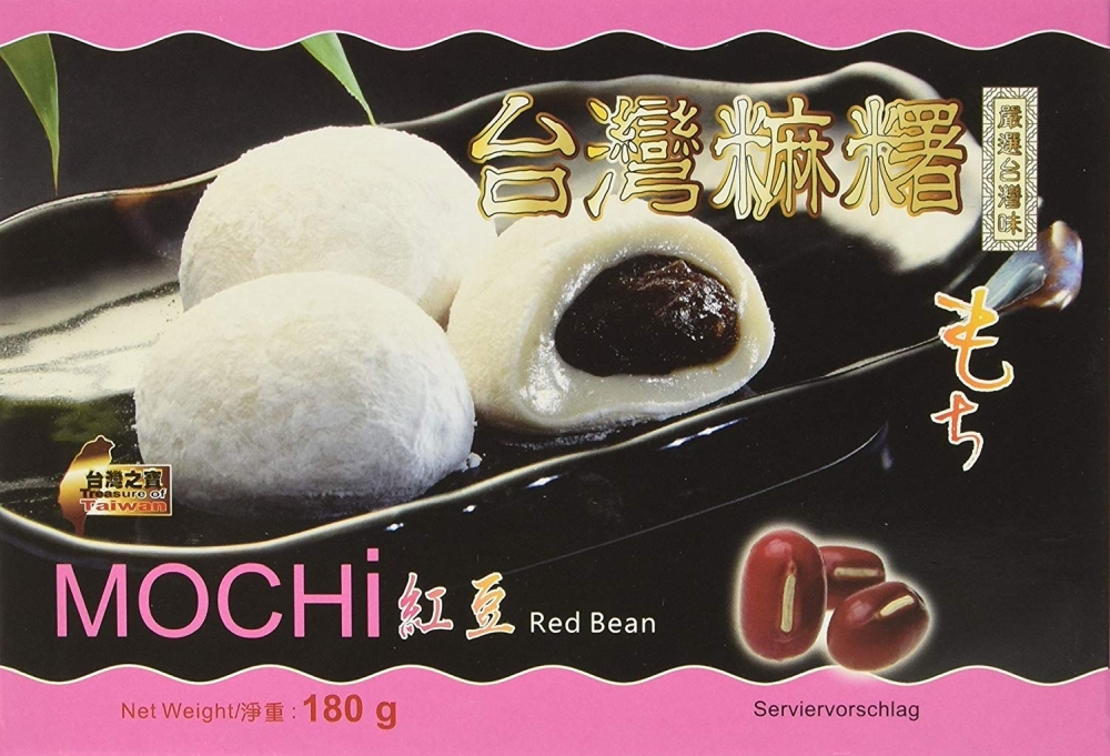 Mochi Klebreiskuchen mit Rote Bohnen-Geschmack 180g Snack