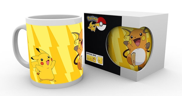 Pokémon - Pichu, Pikachu und Raichu - 320ml Tasse