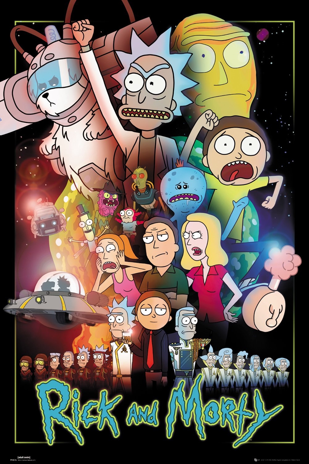 Rick and Morty - Wars - 91,5x61 Poster