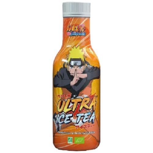 Ultra Ice Tea - Naruto Shippuden - Naruto Uzumaki - Schwarzer Tee mit Melonen Eistee 500ml