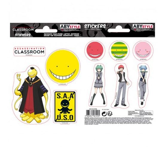 Assassination-Classroom-Koro-sensei-16x11cm-Sticker-Set-1