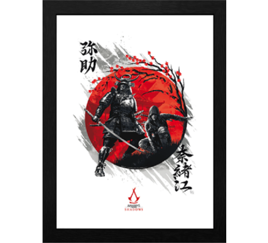 Assassins-Creed-Shadows-Yasuke-Naoe-Print-30x40cm-Rahmebild-