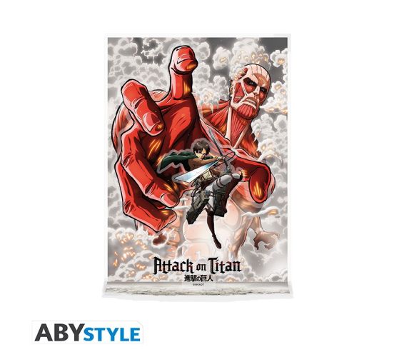 Attack-On-Titan-Eren-vs-Colossal-Titan-16cm-Acryl-Figur-1 Attack-On-Titan-Eren-vs-Colossal-Titan-16cm-Acryl-Figur-1