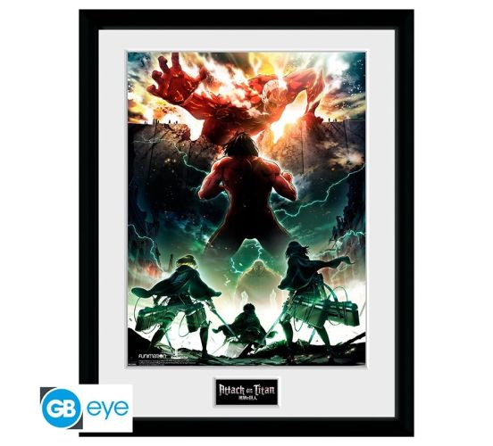 Attack-on-Titan-Key-Art-30x40-Rahmenbild-1
