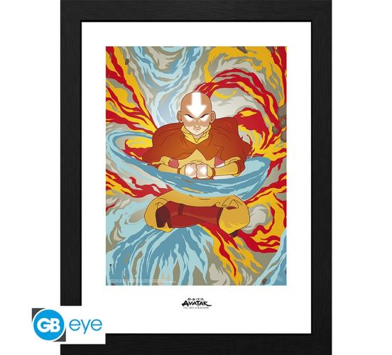 Avatar-Aang-Avatar-State-30x40cm-Bilderrahmen-1