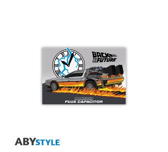 Back-to-the-Future-DeLorean-55x8cm-Magnet-1