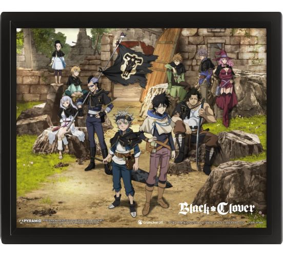 Black-Clover-Ruins-26-x-20-cm-3D-Rahmenbild-1