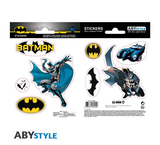 DC-Comics-Batman-und-Logo-2-Sheets-16x11cm-Sticker-1
