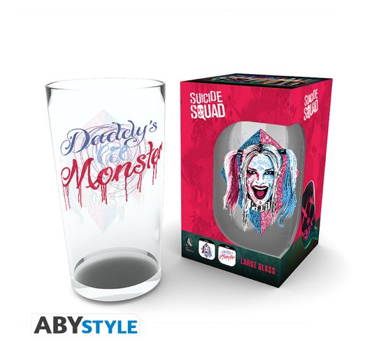 DC-Comics-Harley-Quinn-Face-400ml-Grosses-Glas-1 DC-Comics-Harley-Quinn-Face-400ml-Grosses-Glas-1