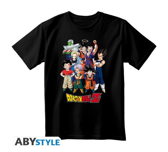 DRAGON-BALL-Gokus-group-schwarz-T-Shirt-1