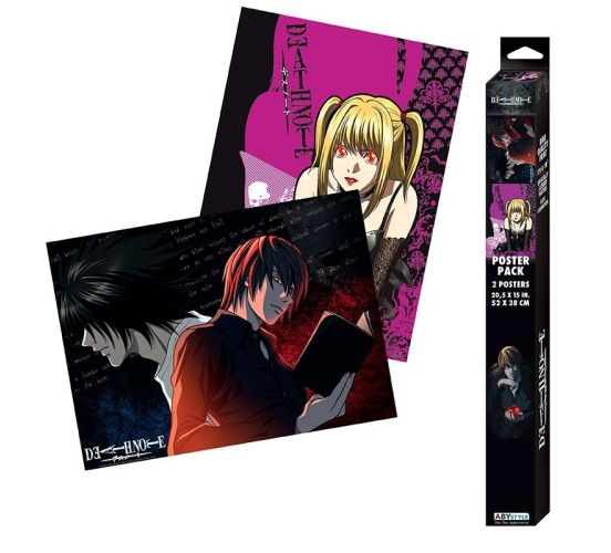 Death-Note-L-vs-Light-Misa-Chibi-Poster-Set-52x38cm-Poster-1