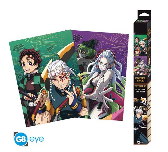 Demon-Slayer-Entertaiment-District-52x38cm-Chibi-Poster-1