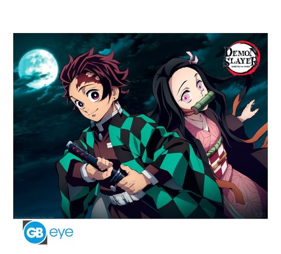 Demon-Slayer-Tanjiro-und-Nezuko-52x38-Chibi-Poster-1