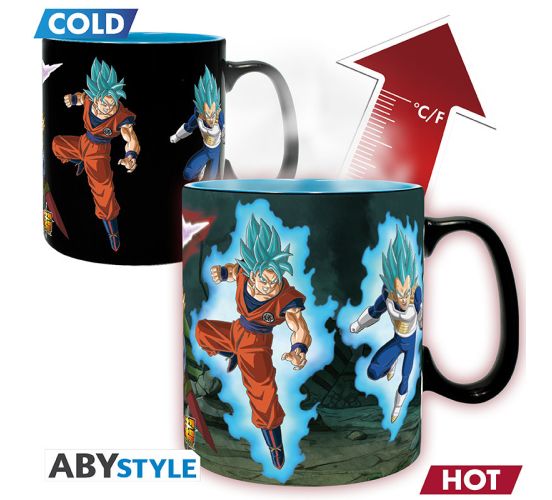 Dragon-Ball-Super-Saiyans-vs-Black-Waermewechsel-460ml-Tasse