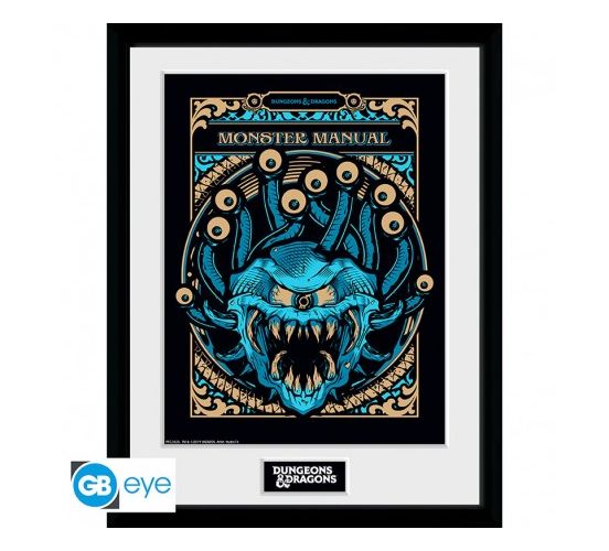 Dungeons-Dragons-Monster-Manual-30x40-Gerahmtes-Bild-1 Dungeons-Dragons-Monster-Manual-30x40-Gerahmtes-Bild-1