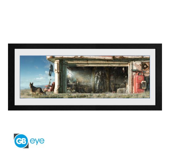 FALLOUT-Garage-30x75cm-Rahmenbild-1