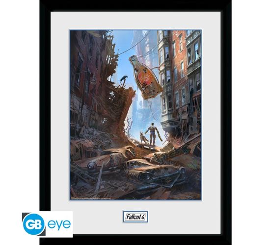 FALLOUT-Street-Scene-30x40cm-Rahmenbild-1