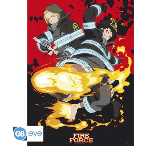 FIRE-FORCE-Poster-Chibi-52x38-Shinra-Arthur-1 FIRE-FORCE-Poster-Chibi-52x38-Shinra-Arthur-1