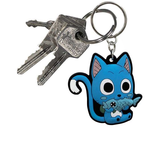 Fairy-Tail-Happy-PVC-Schluesselanhaenger-1 Fairy-Tail-Happy-PVC-Schluesselanhaenger-1