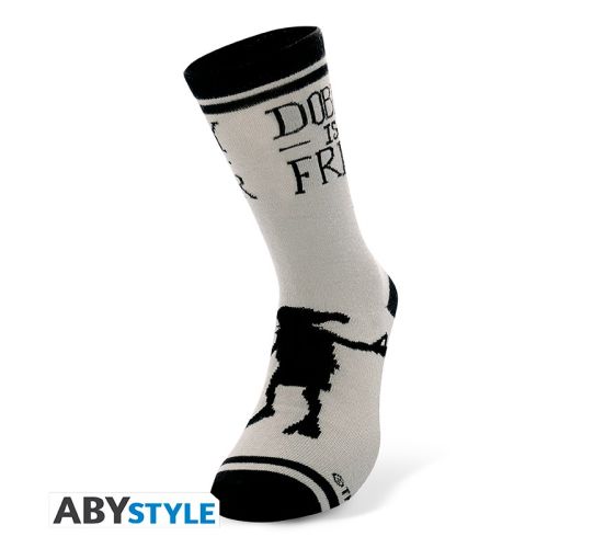 Harry-Potter-Dobby-Black-Grey-Socken-1 Harry-Potter-Dobby-Black-Grey-Socken-1
