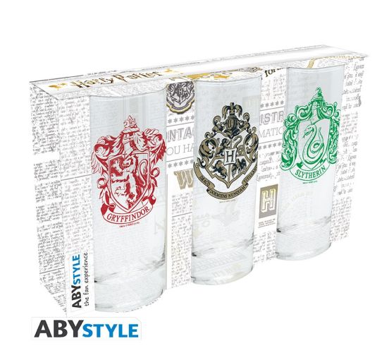 Harry-Potter-Gryffindor-Slytherin-Hogwarts-290ml-Glaeser-Set Harry-Potter-Gryffindor-Slytherin-Hogwarts-290ml-Glaeser-Set
