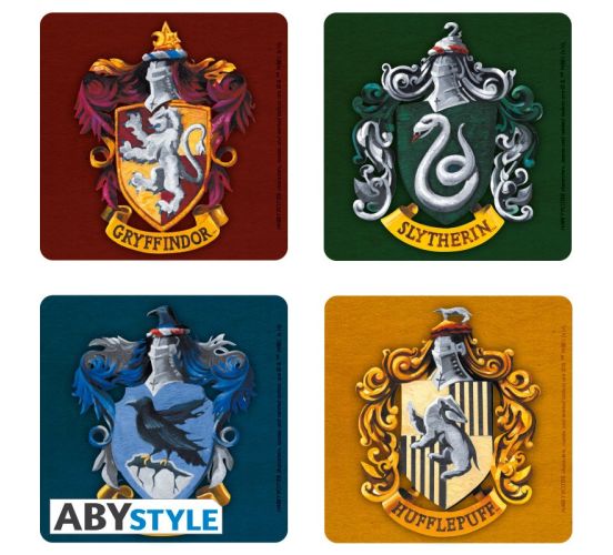 Harry-Potter-Haeuser-4-Set-Untersetzer-1