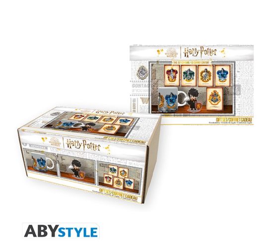 Harry-Potter-Hogwarts-320ml-Tasse-Acryl-Postkarte-Geschenkbo