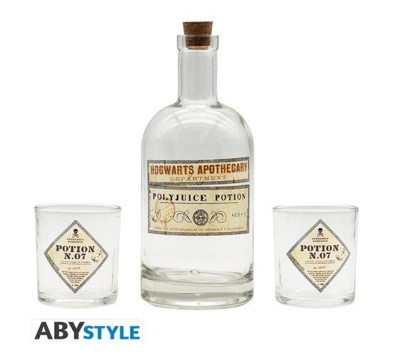 Harry-Potter-Potion-Flasche-und-Glaeser-Set-1