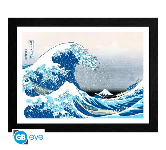 Hokusai-Great-Wave-30x40cm-Rahmenbild-1