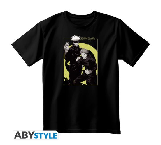 Jujutsu-Kaisen-Itadori-Gojo-Schwarz-T-shirt-1