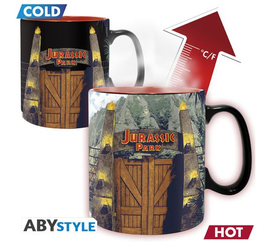 Jurassic-Park-Gate-Waermewechsel-460ml-Tasse-1 Jurassic-Park-Gate-Waermewechsel-460ml-Tasse-1