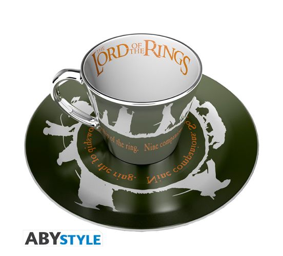 LORD-OF-THE-RINGS-Fellowship-Spiegelbecher-Tellerset-1