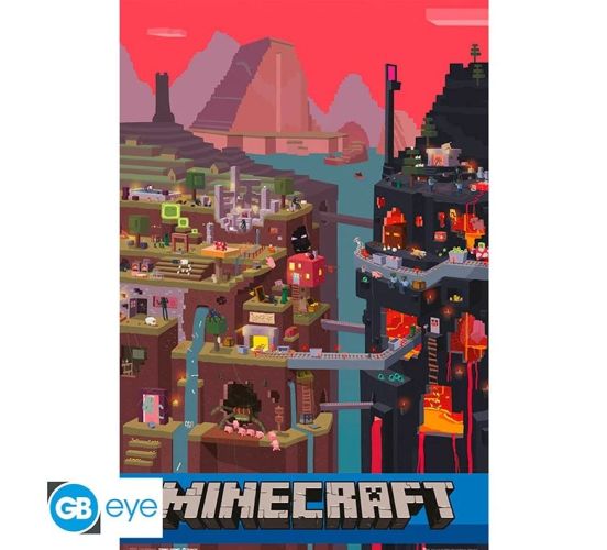 Minecraft-Minecraft-World-9150x61cm-Maxi-Poster-1