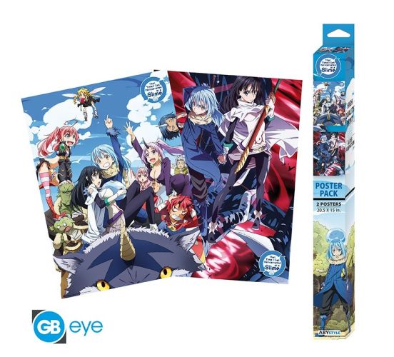 My-Reincarnation-As-a-Slime-Charaktere-Chibi-Poster-Set-52x3