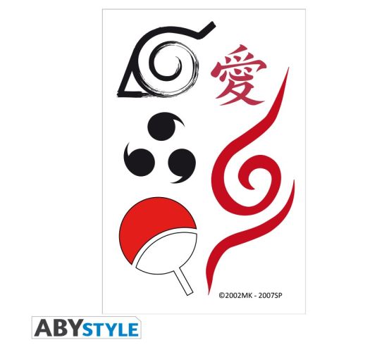 Naruto-Shippuden-Embleme-15x10cm-Tattoos-1
