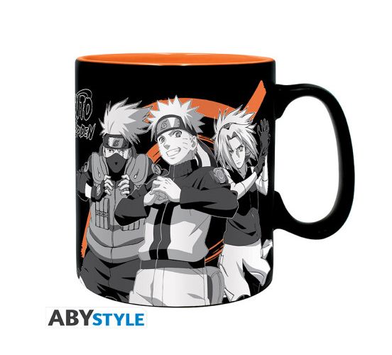 Naruto-Shippuden-Gruppe-Schwarz-Weiss-460ml-Tasse-1 Naruto-Shippuden-Gruppe-Schwarz-Weiss-460ml-Tasse-1