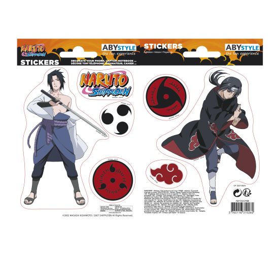 Naruto-Shippuden-Sasuke-Itachi-16x11cm-Sticker-Set-1 Naruto-Shippuden-Sasuke-Itachi-16x11cm-Sticker-Set-1