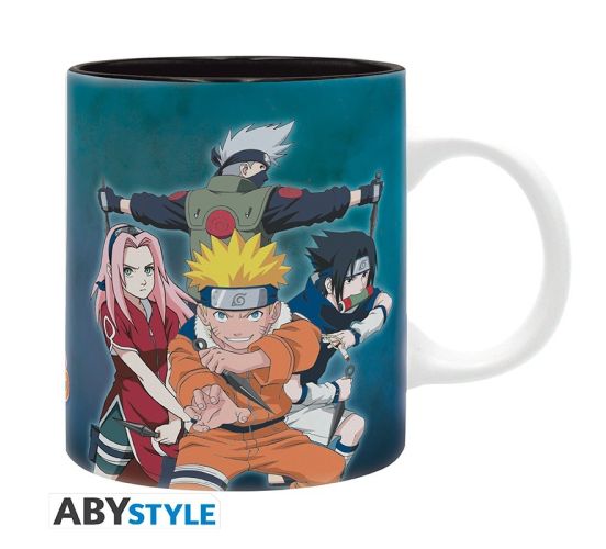 Naruto-Team-7-vs-Haku-Zabuza-320ml-Tasse-1