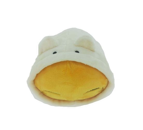 Nemu-Neko-Neko-im-Schlafsack-orangeweiss-gross-30cm-Pluesch-