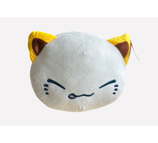 Nemu-Neko-gelbe-Ohren-weissgelb-gross-30cm-Pluesch-1 Nemu-Neko-gelbe-Ohren-weissgelb-gross-30cm-Pluesch-1